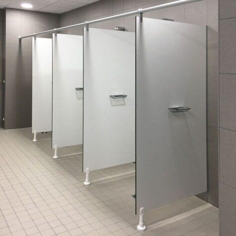 Mark KG Trennwandsysteme & WC Kabinen für Trockenräume/Nassräume – Serie Moon Shower