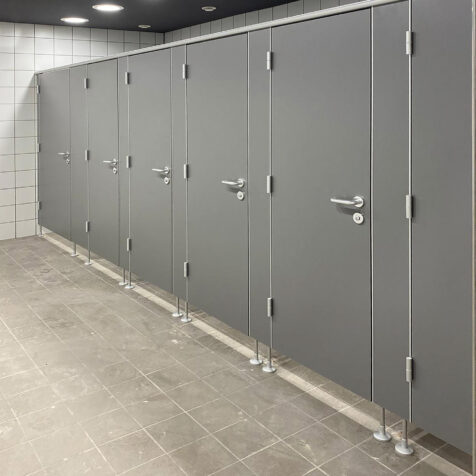 Mark KG Trennwandsysteme & WC Kabinen für Trockenräume/Nassräume – Serie Sun